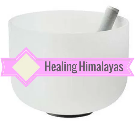 Frosted Crystal Singing Bowl - 20"