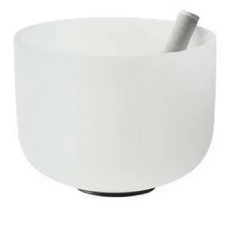 Frosted Crystal Singing Bowl - 9"