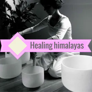 Frosted Crystal Singing Bowl Chakra Set - Extra Large Nesting Set