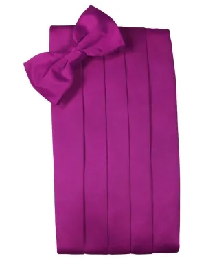 Fuchsia Luxury Kids Satin Cummerbund