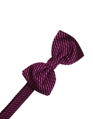Fuchsia Venetian Kids Bow Tie
