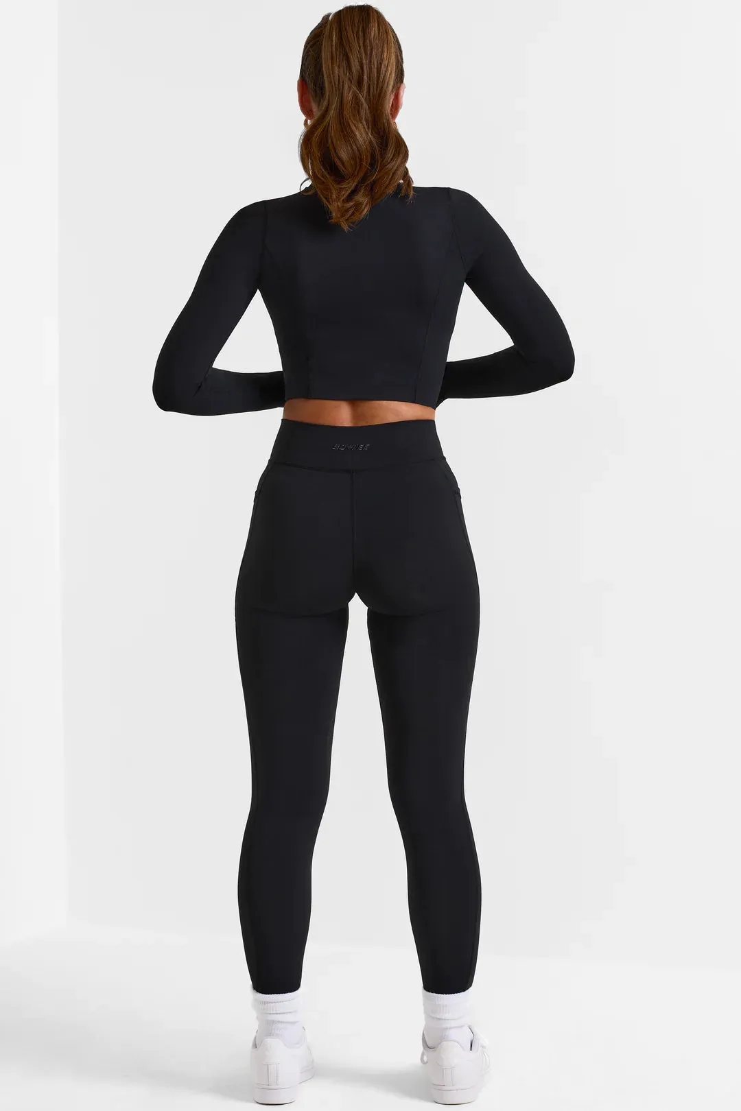 Full Length Leggings with Pockets in Black
