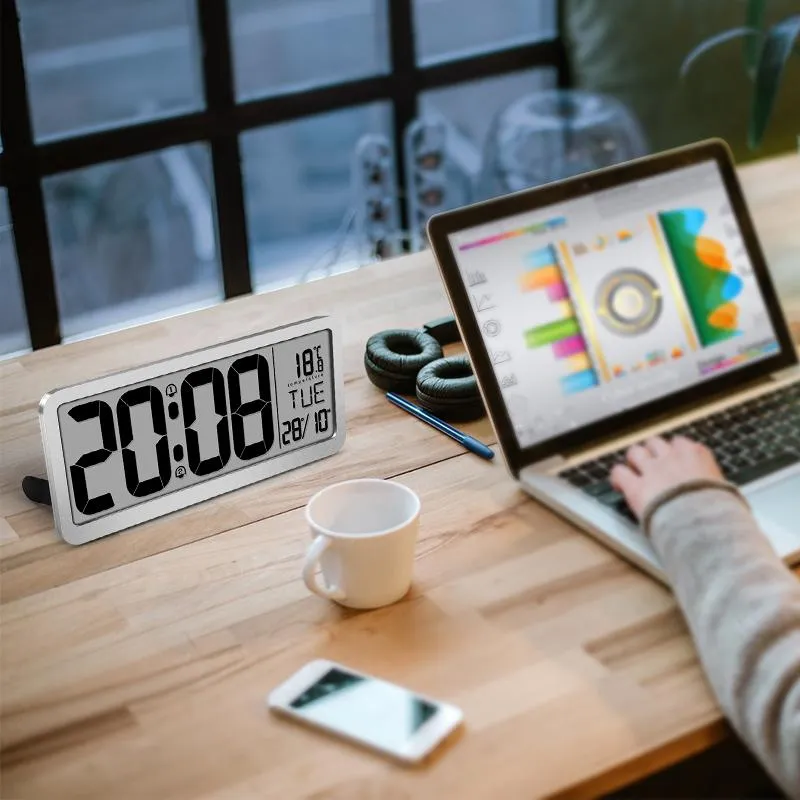 Furper modern digital multi-functional wall clock