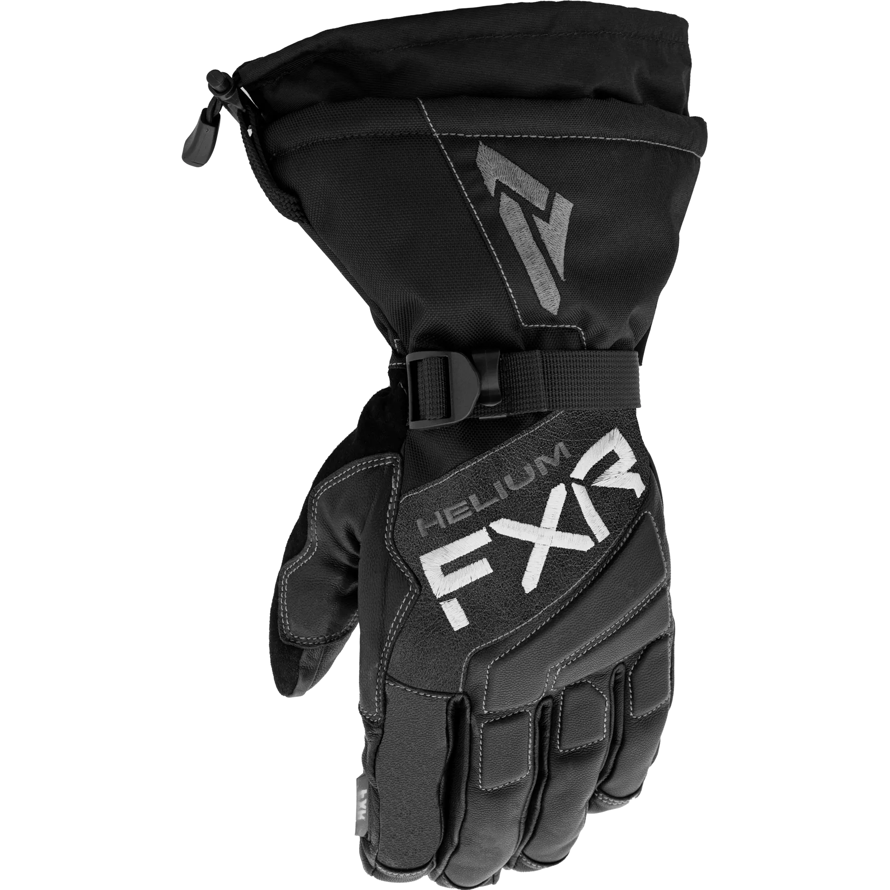 FXR Hybrid Helium Leather Gauntlet Gloves