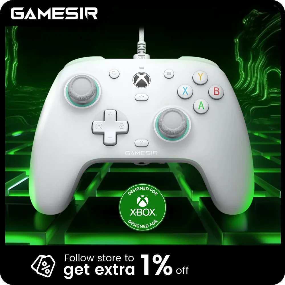 G7 SE Wired Xbox Controller with Hall Effect Joystick for Xbox Series X, Xbox Series S, Xbox One Console