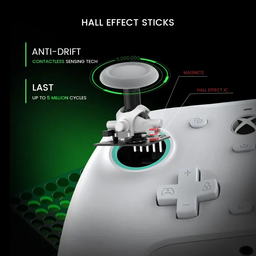 G7 SE Wired Xbox Controller with Hall Effect Joystick for Xbox Series X, Xbox Series S, Xbox One Console