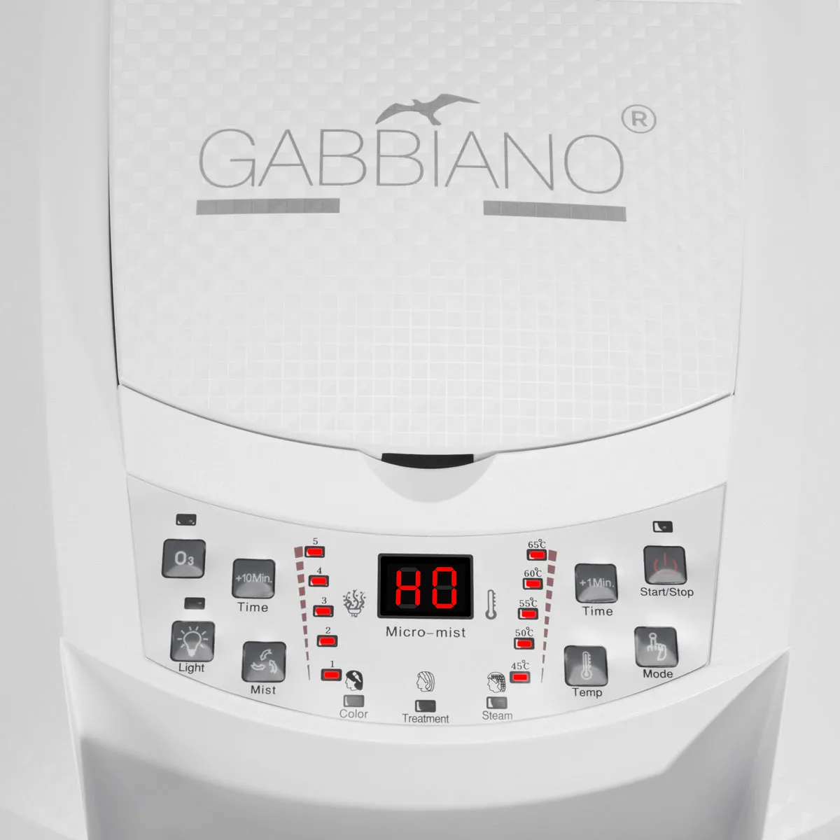 Gabbiano Standing Hairdressing Sauna 408D White with Active Ozone 700W