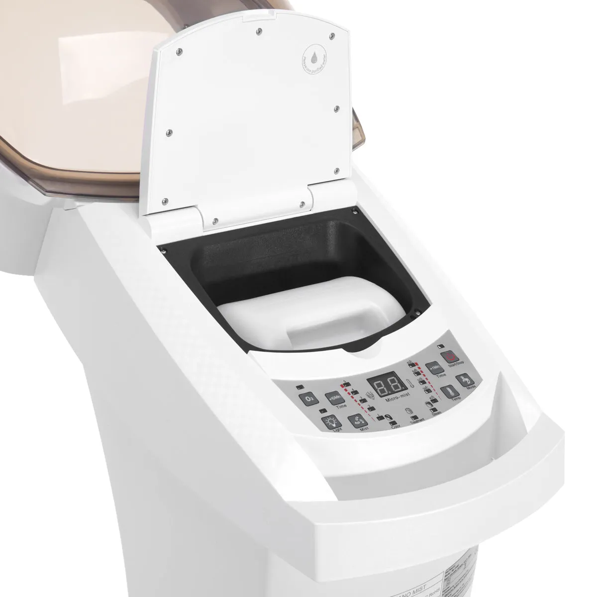 Gabbiano Standing Hairdressing Sauna 408D White with Active Ozone 700W