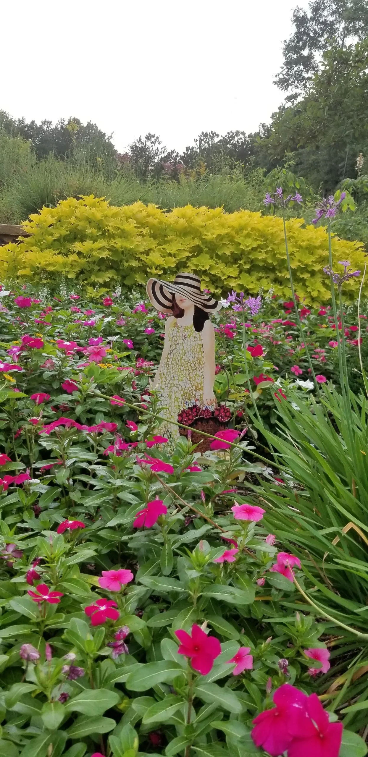 Garden Art - Picking Flowers