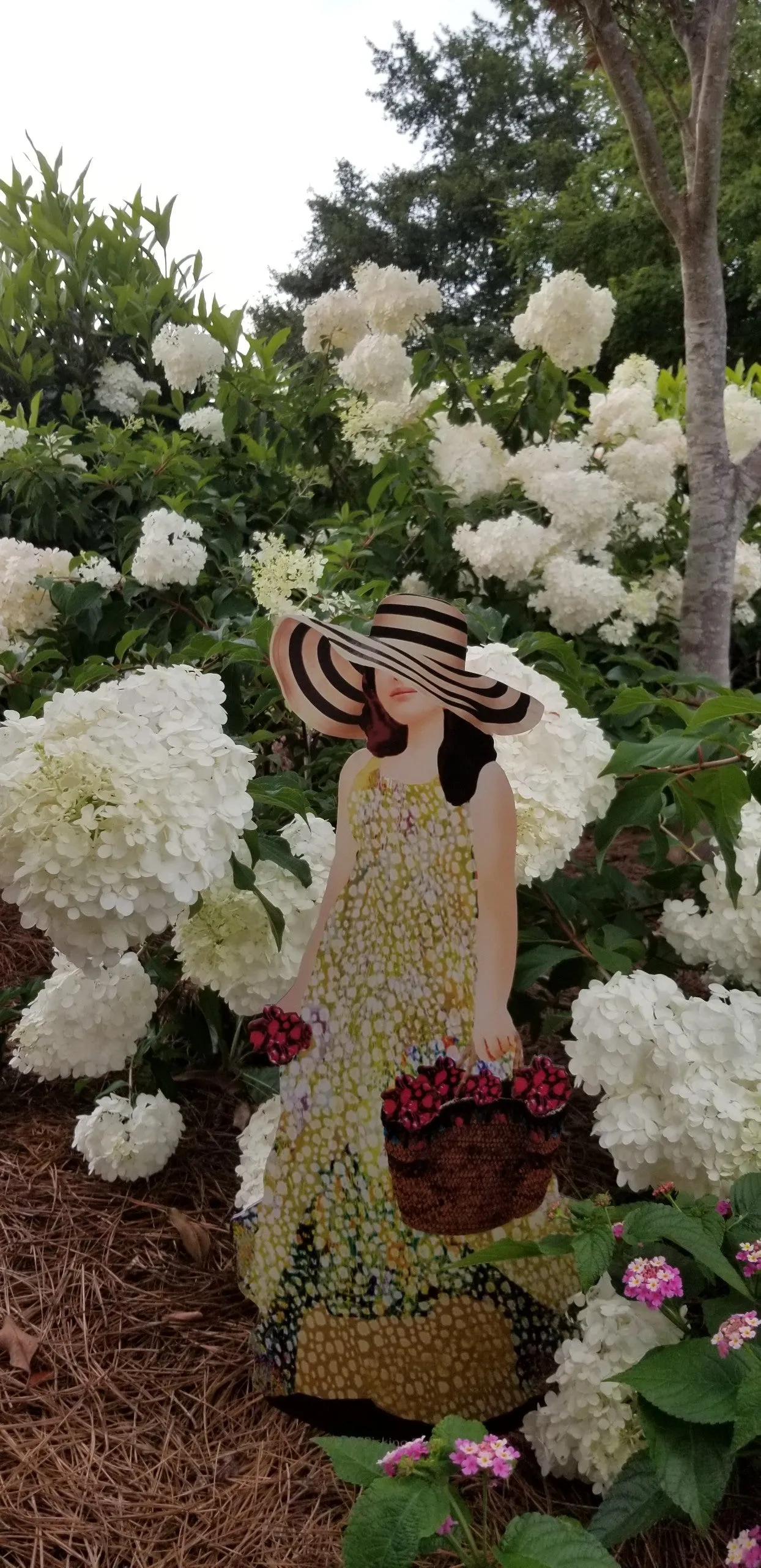 Garden Art - Picking Flowers