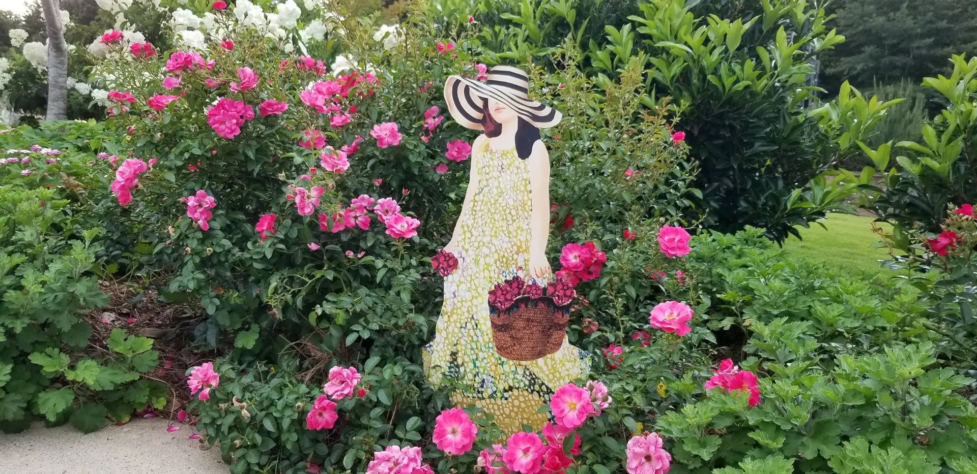 Garden Art - Picking Flowers