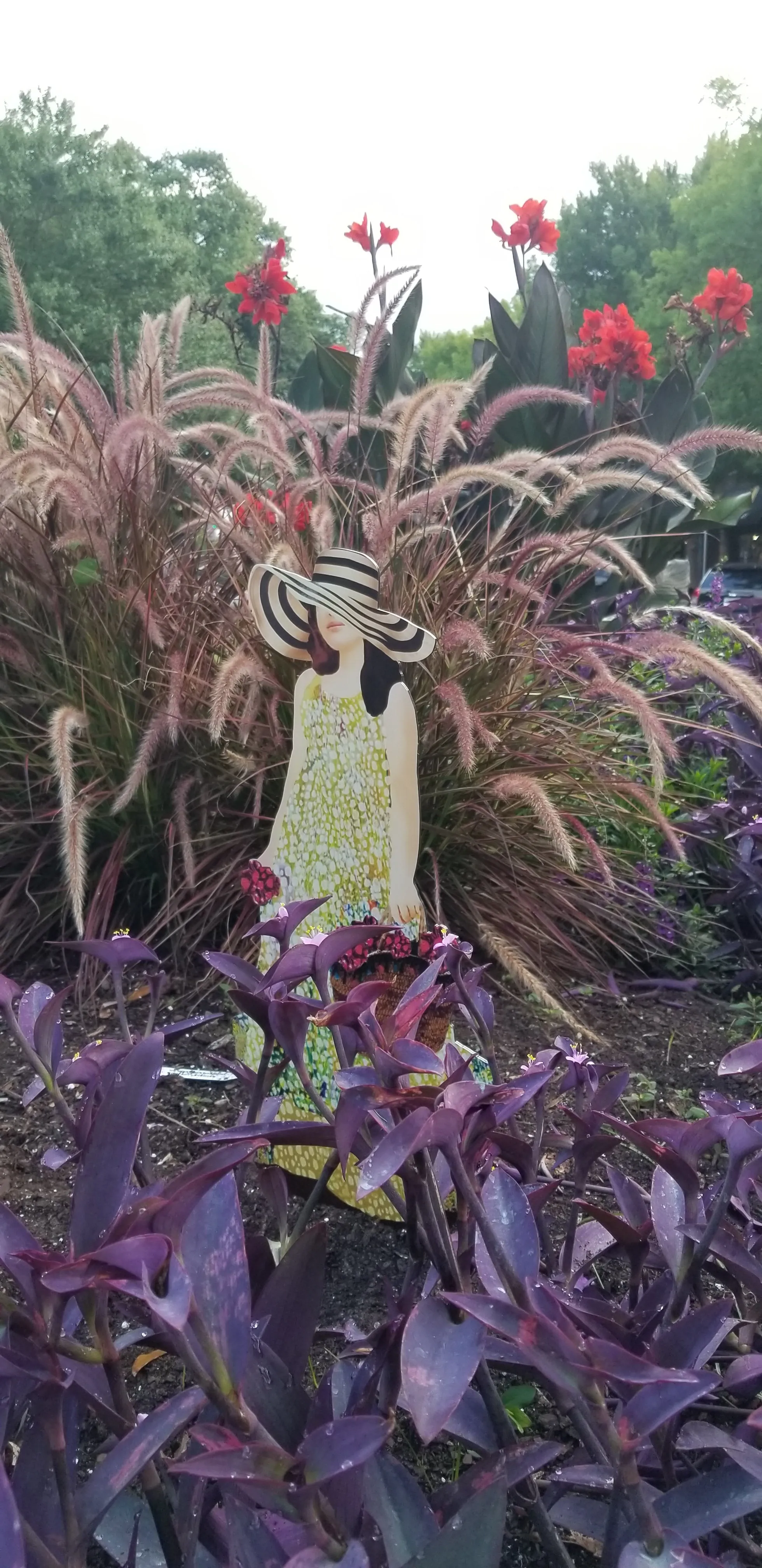 Garden Art - Picking Flowers