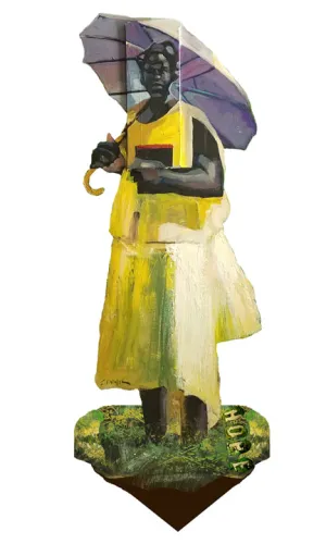 Garden Art (small) - Big Mama by Charly Palmer