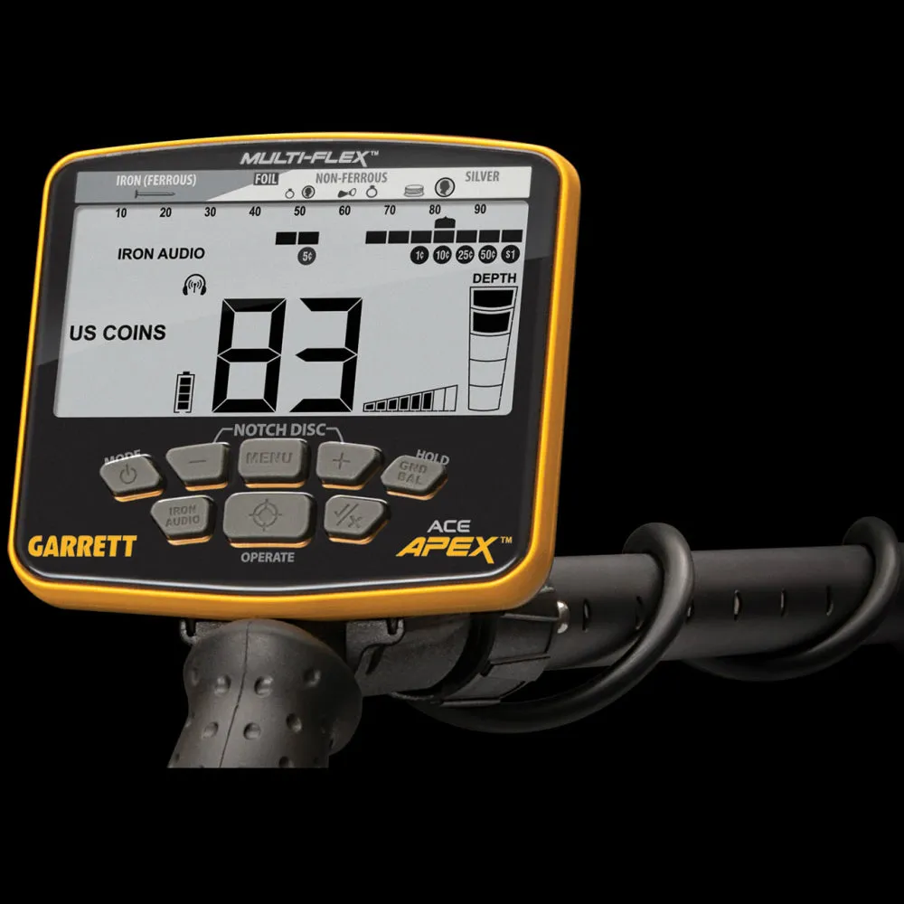 Garrett Ace APEX With Viper Coil   Free Garrett Z-Lynk Pro-Pointer AT