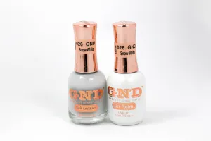 Gel & Lacquer Polish Set - 026 Snow White