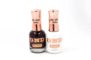Gel & Lacquer Polish Set - 058 Tiki Plum