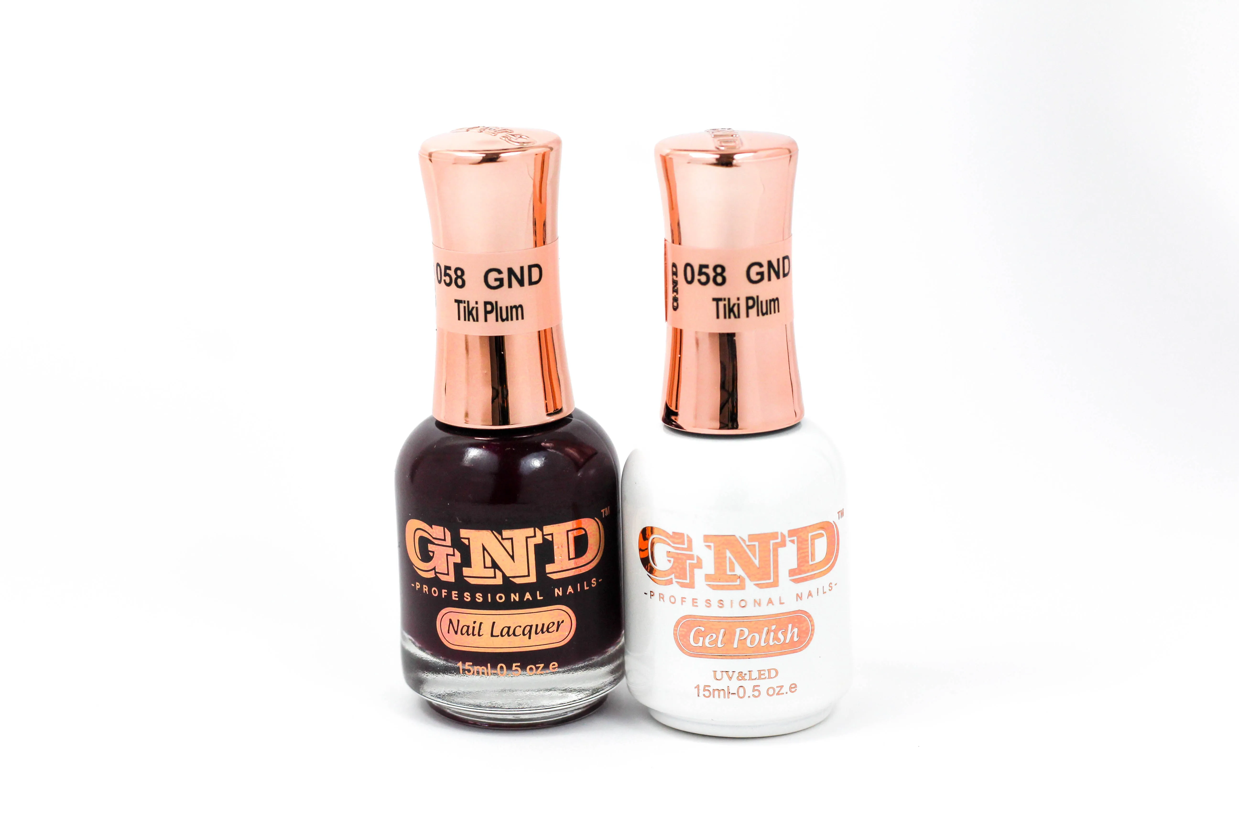 Gel & Lacquer Polish Set - 058 Tiki Plum