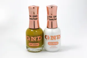 Gel & Lacquer Polish Set - 104 Tumeric Powder