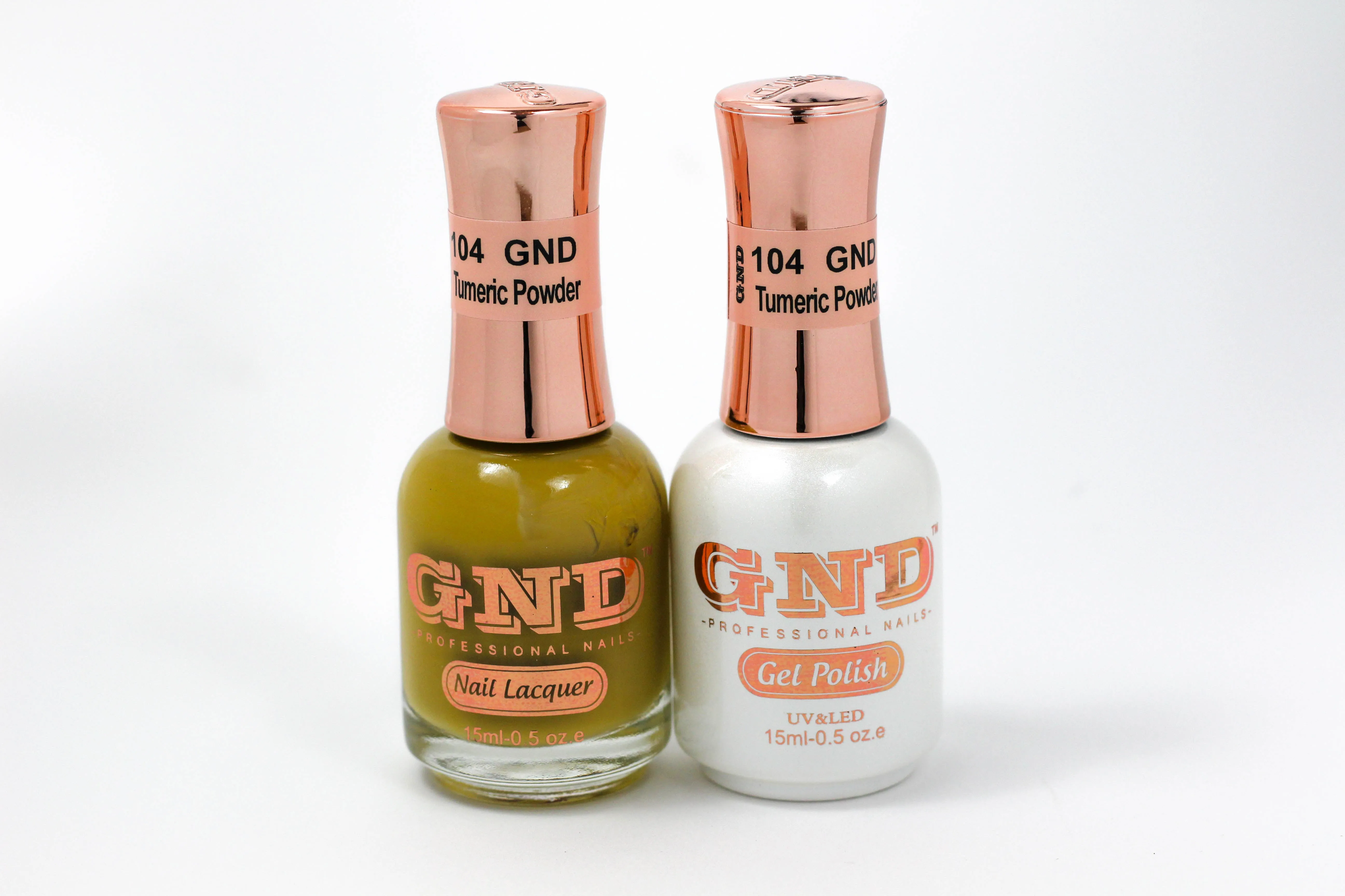 Gel & Lacquer Polish Set - 104 Tumeric Powder