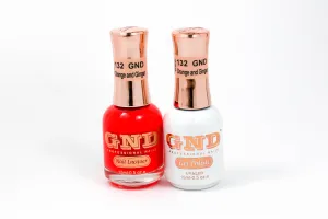 Gel & Lacquer Polish Set - 132 Orange and Ginger