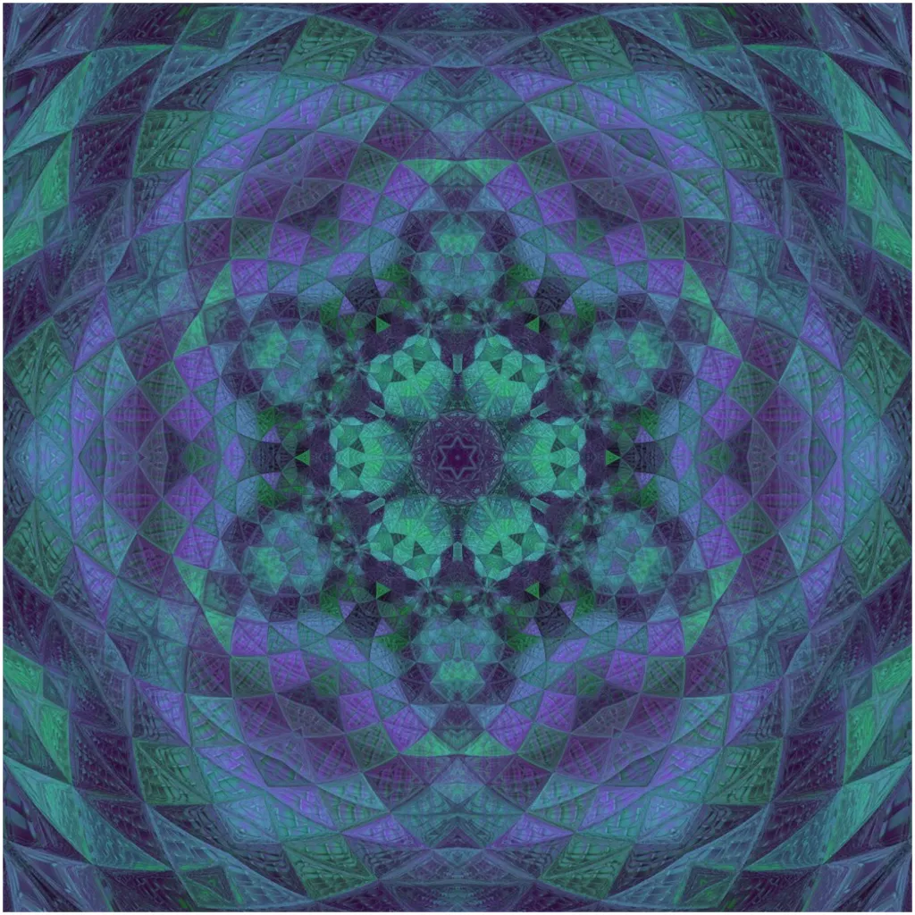 Geo-Shape Purple Canvas Posters