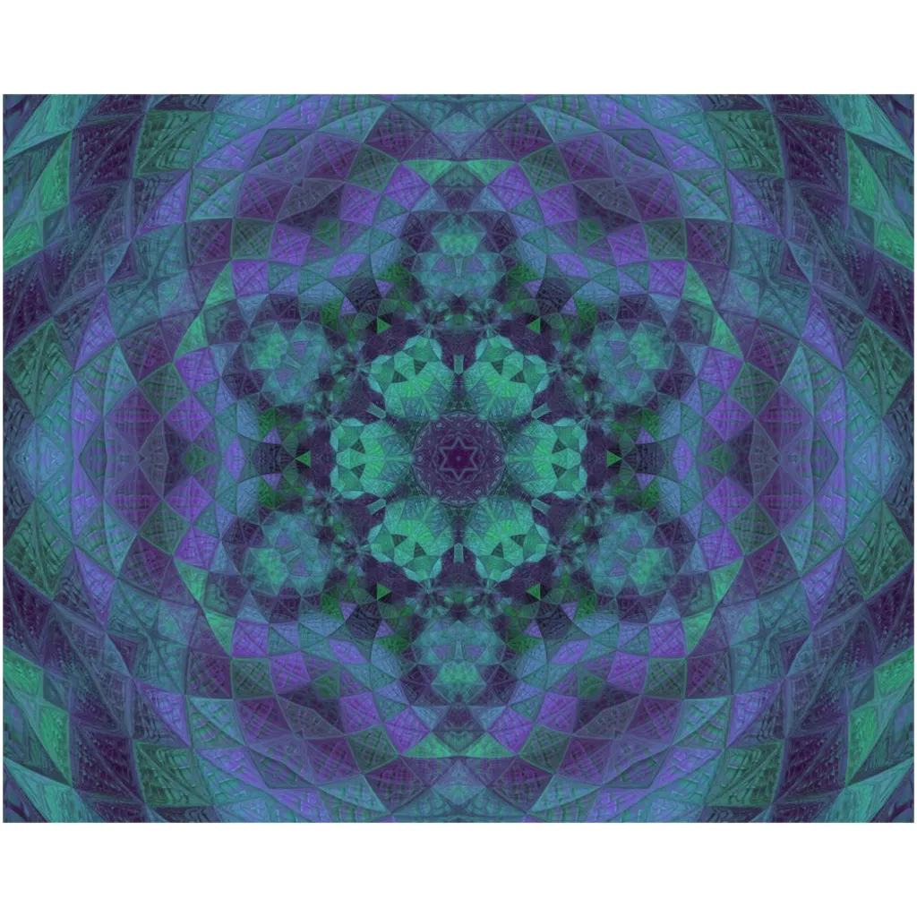 Geo-Shape Purple Canvas Posters