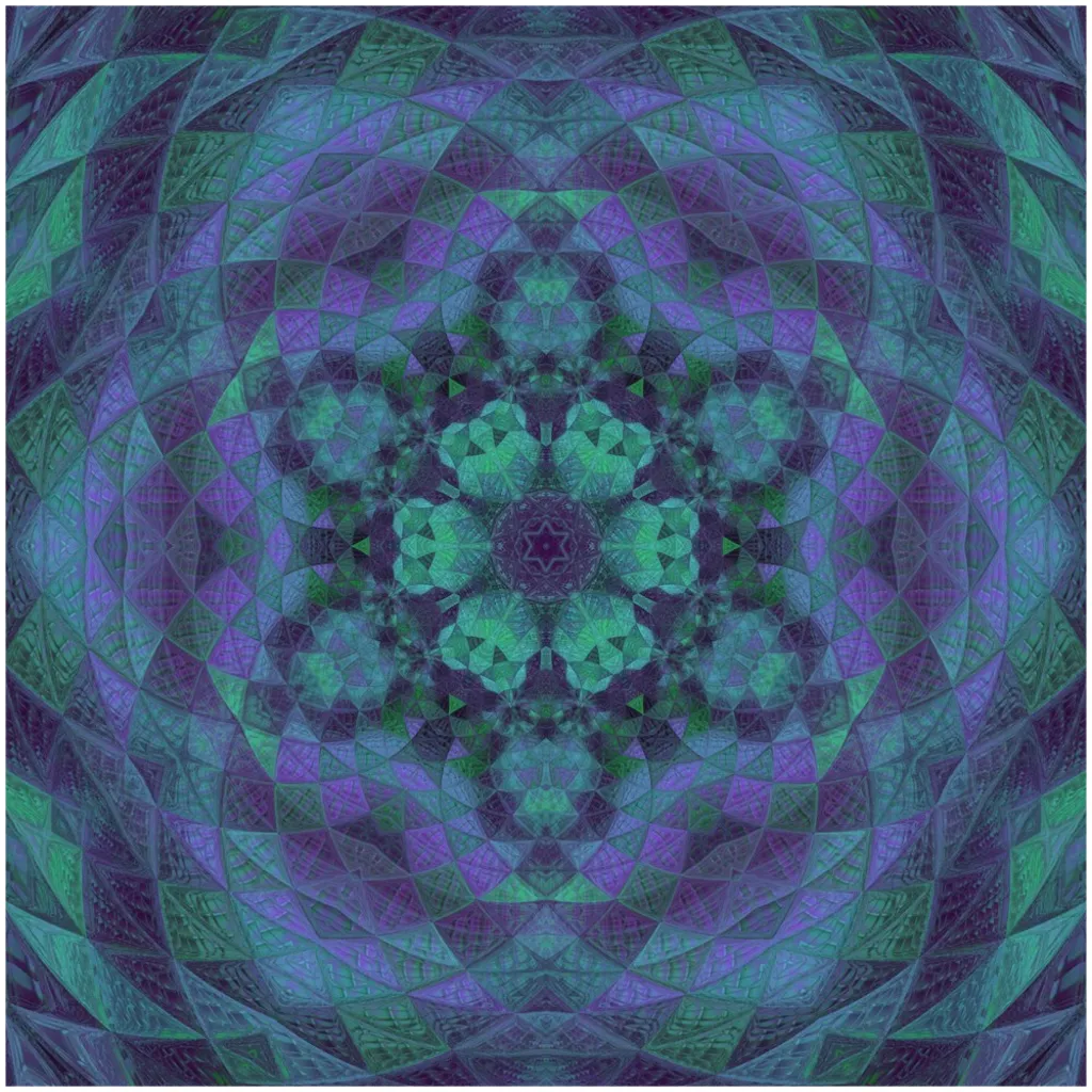 Geo-Shape Purple Canvas Posters