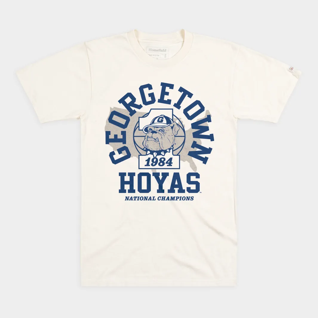 Georgetown Hoyas 1984 Basketball National Champs Tee