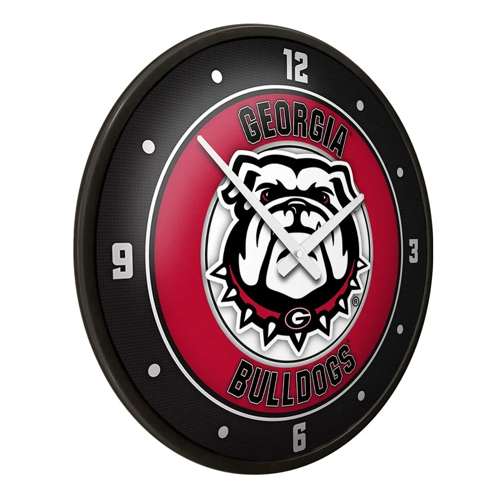 Georgia Bulldogs: Uga - Modern Disc Wall Clock