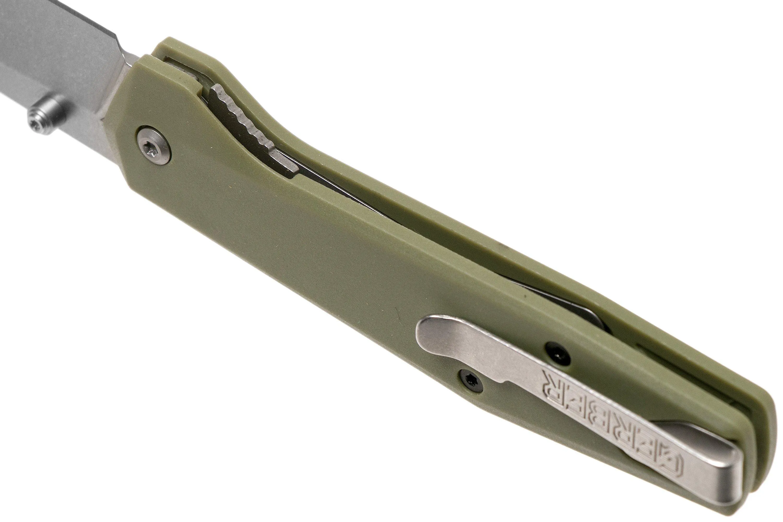 Gerber Gear Fuse Pocket Knife, 3.3 Inch Plane Edge Blade, Sage
