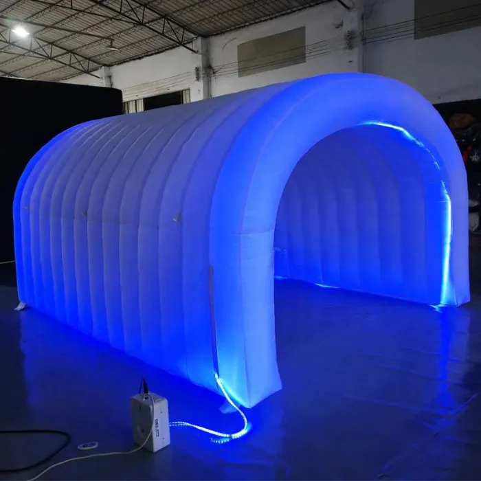 Giant Inflatable Sports Tunnel with LED Lights