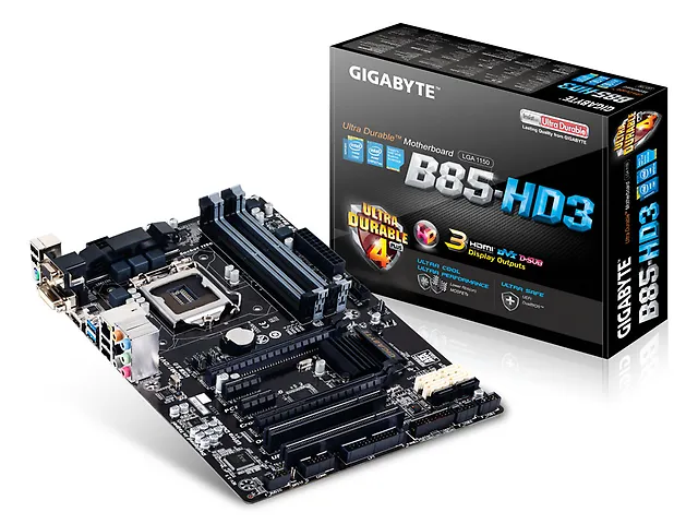 Gigabyte Ga B85 Hd3 La Tarjeta Madre S1150, Intel B85, Usb 2.0/3.0, 32 Gb, Ddr3