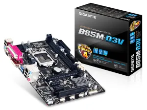 Gigabyte Mb Ga B85 M D3 V La, Support Intel I7/I5/I3/Pentium/Celeron, Socket Lga11