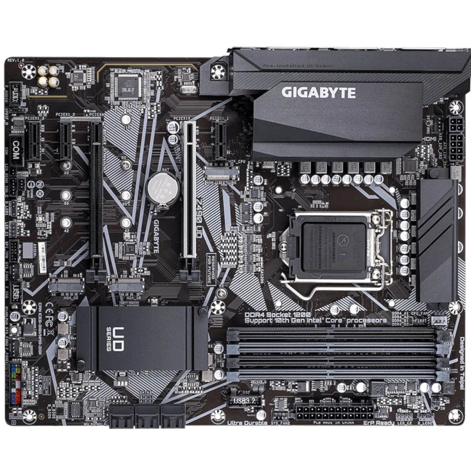 Gigabyte Z490 Ud Mb Socket 1200 10ma Gen 4 Ddr4 5000 Hdmi