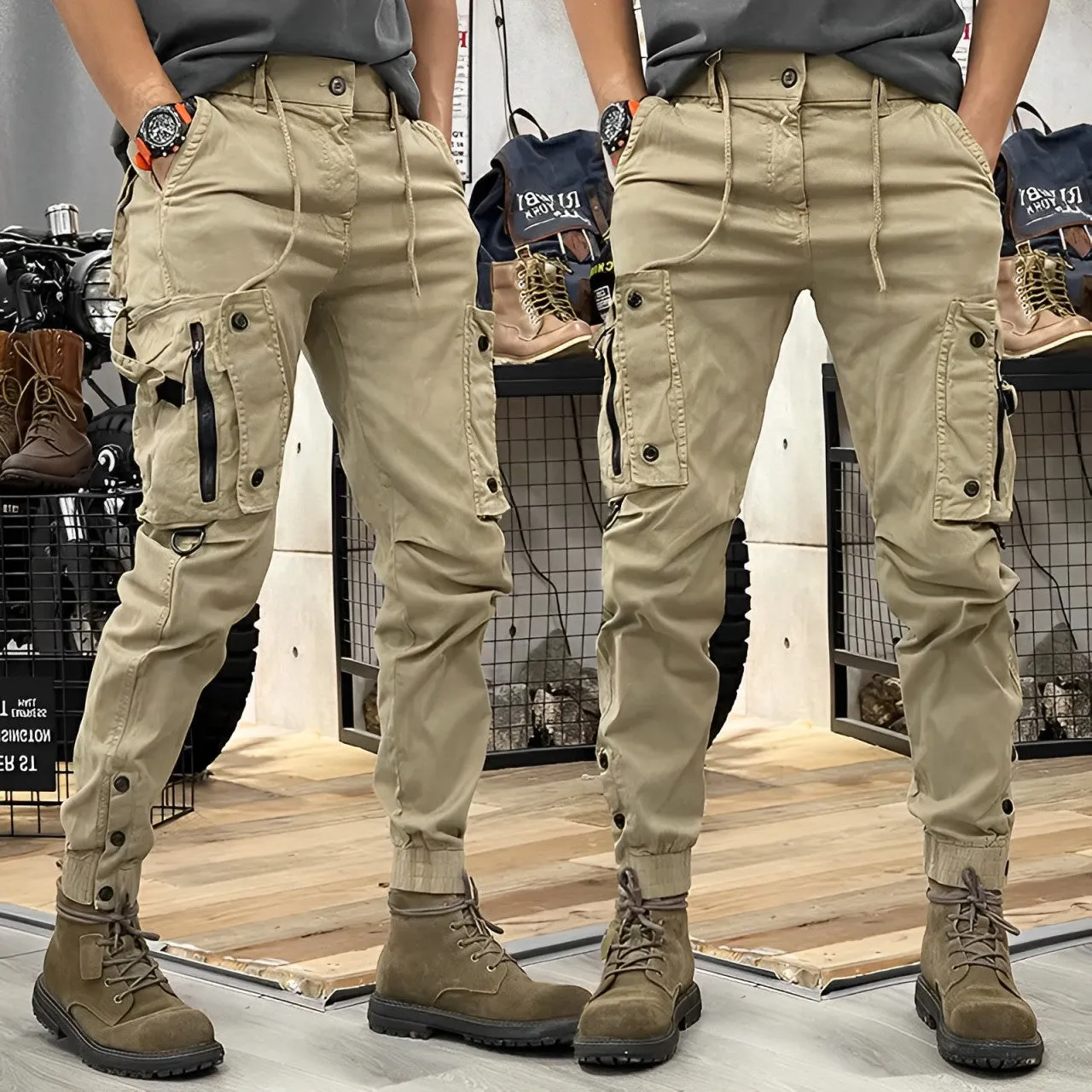 Gino | Modern Style Rugged Combat Pants