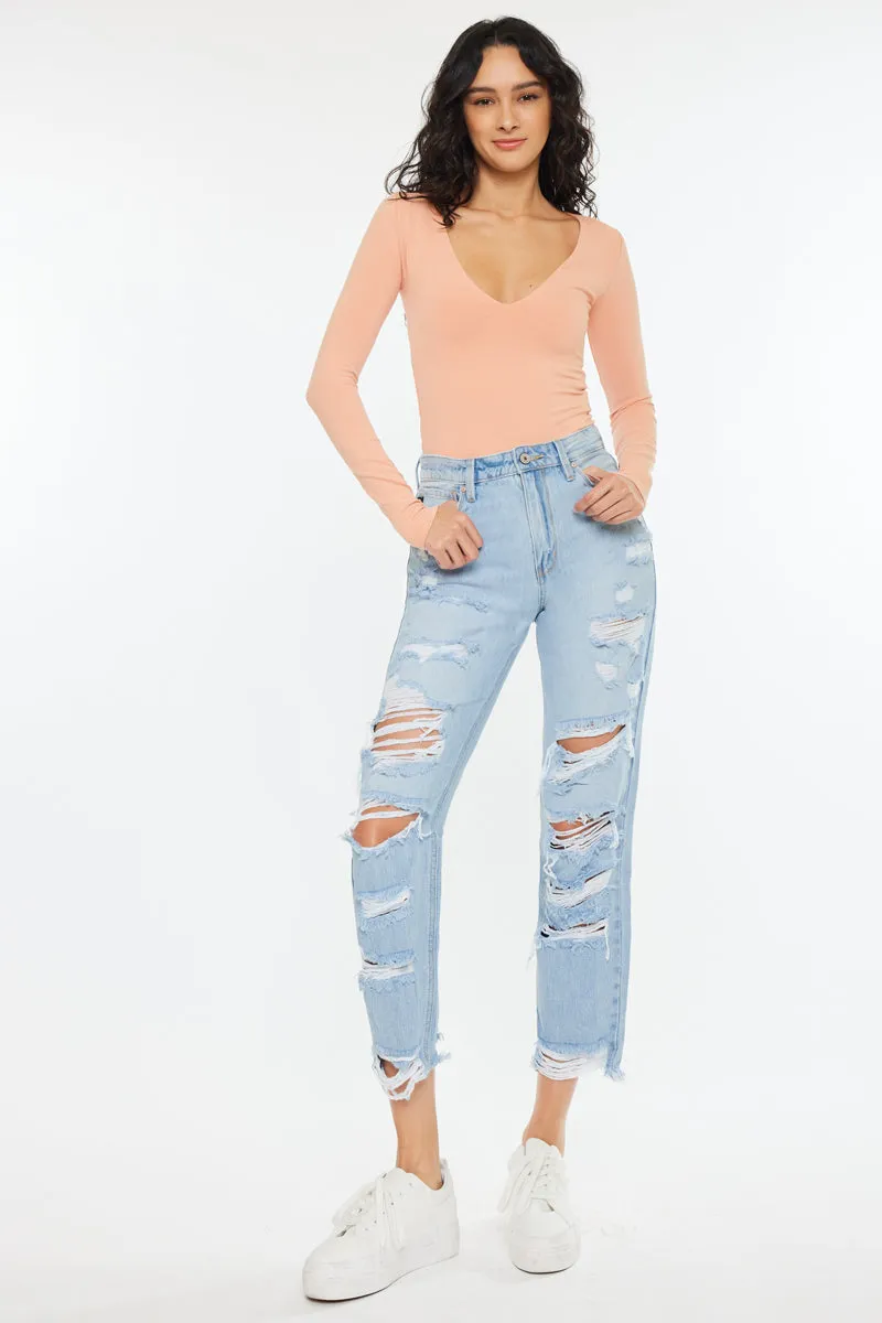 Giovanna High Rise Mom Jeans