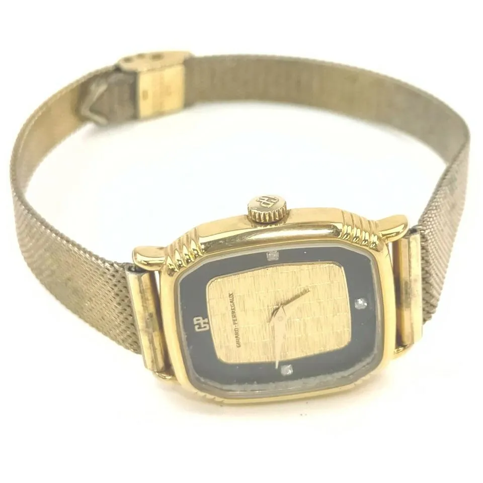 Girard-Perregaux 31mm Gold Plated Diamond Watch 861737