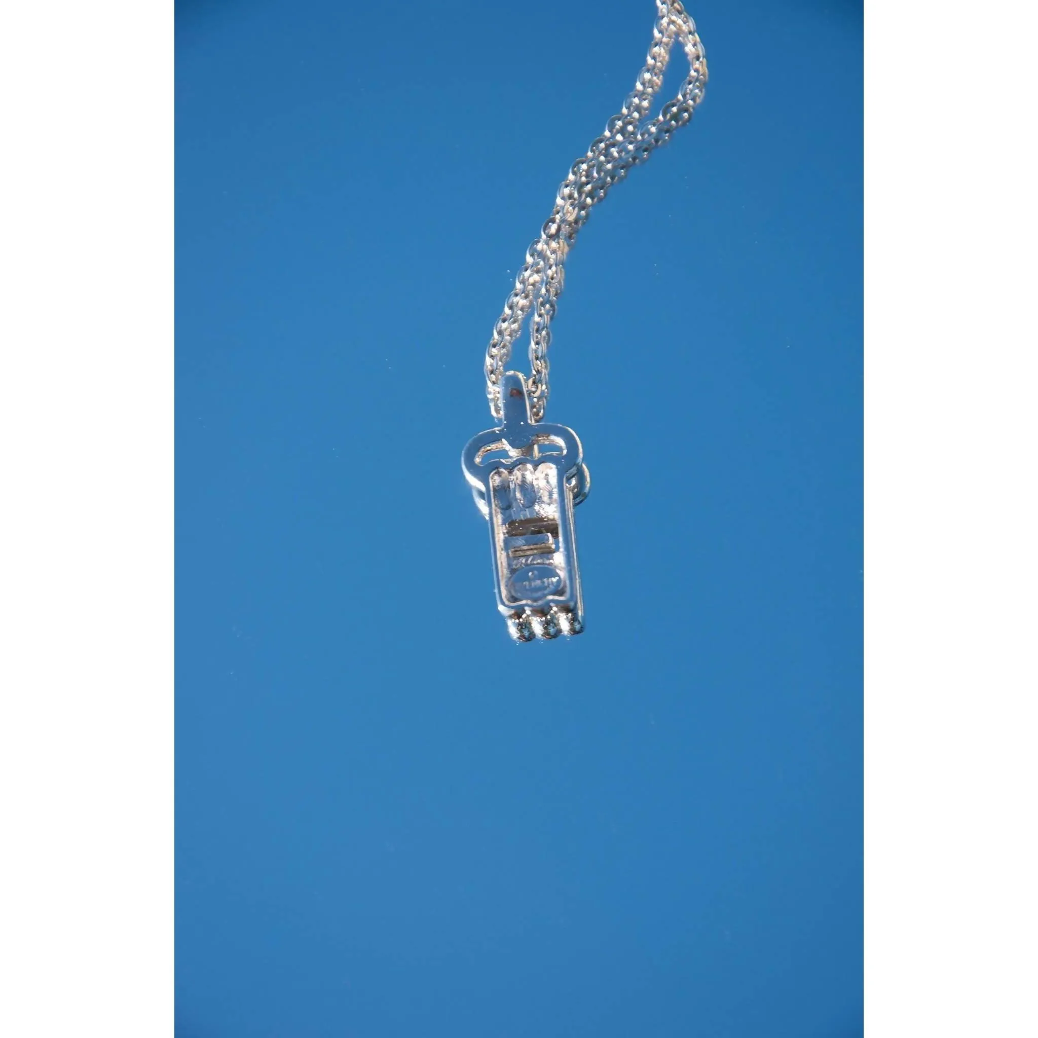 GIVENCHY Small Silver Logo Necklace