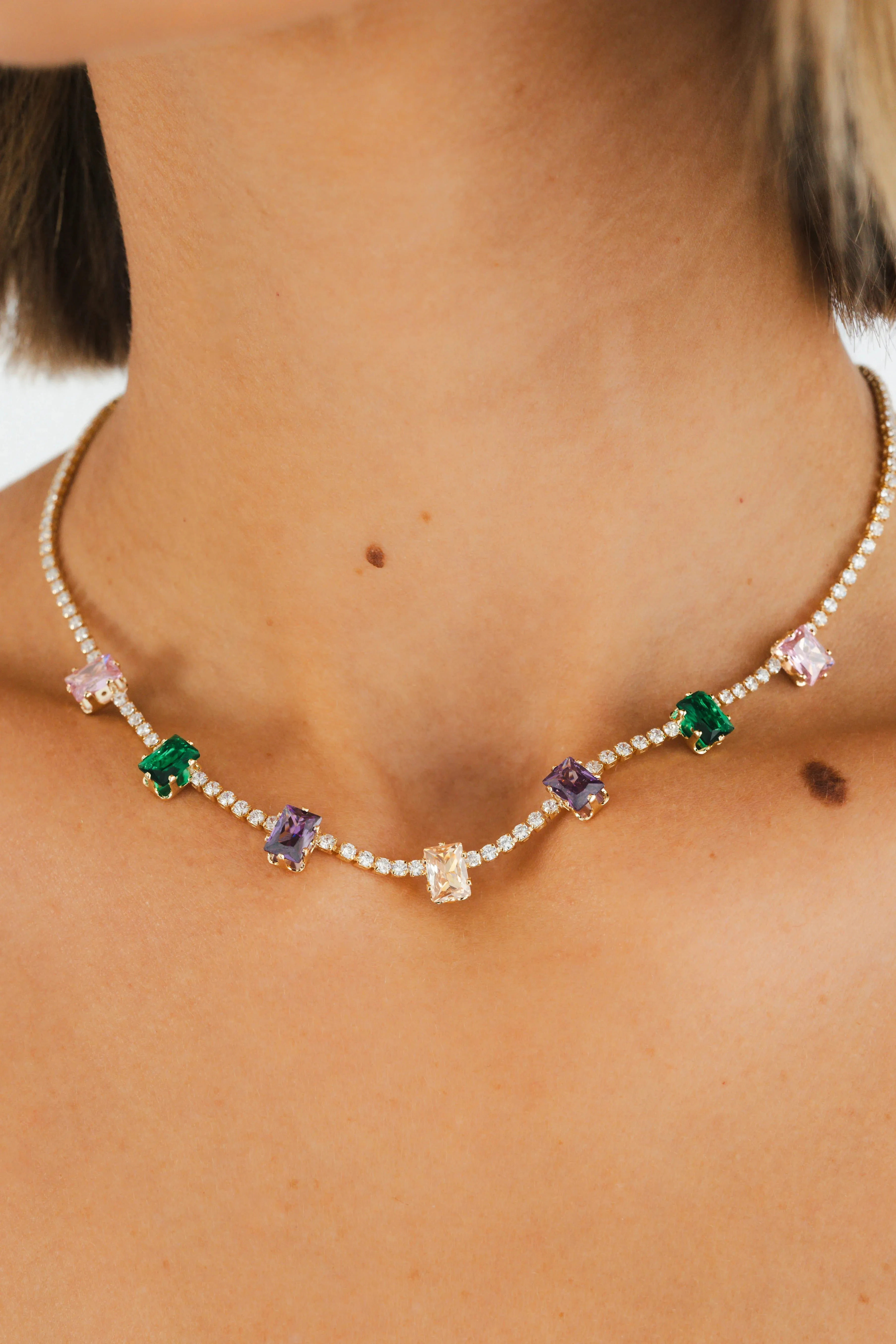 Glimmer Stone Necklace