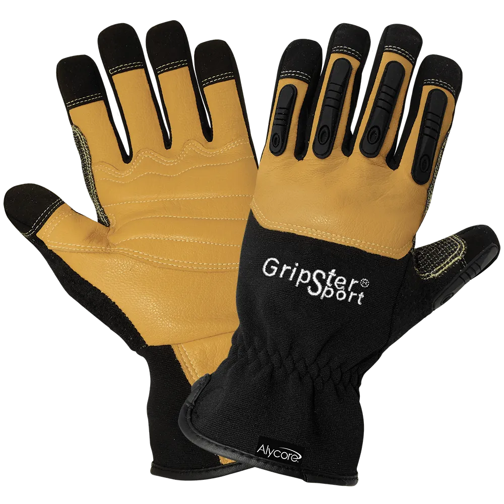 Global Glove & Safety AC2008SC Gripster® Sport Premium Grain Goatskin Cut and Hypodermic Needle Resistant, Cut A9