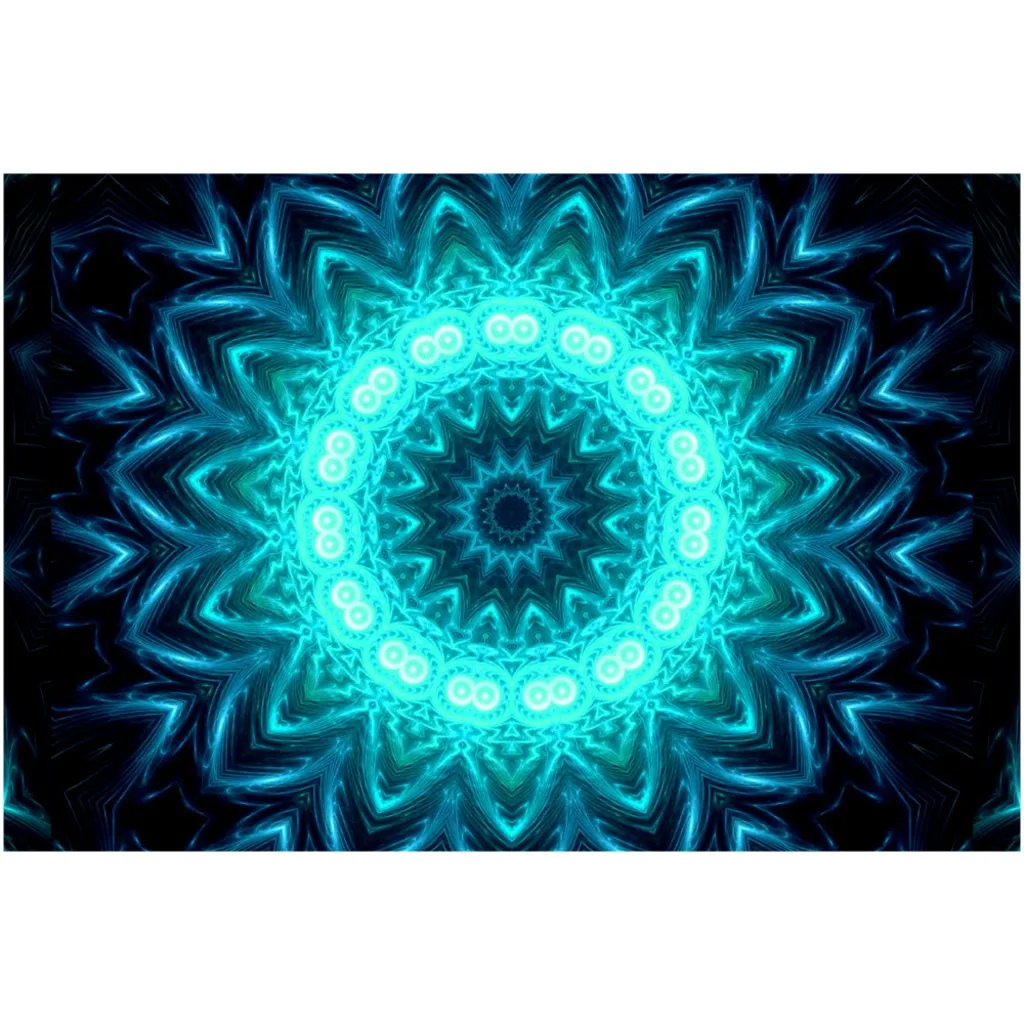 Glowing Circles Canvas Posters