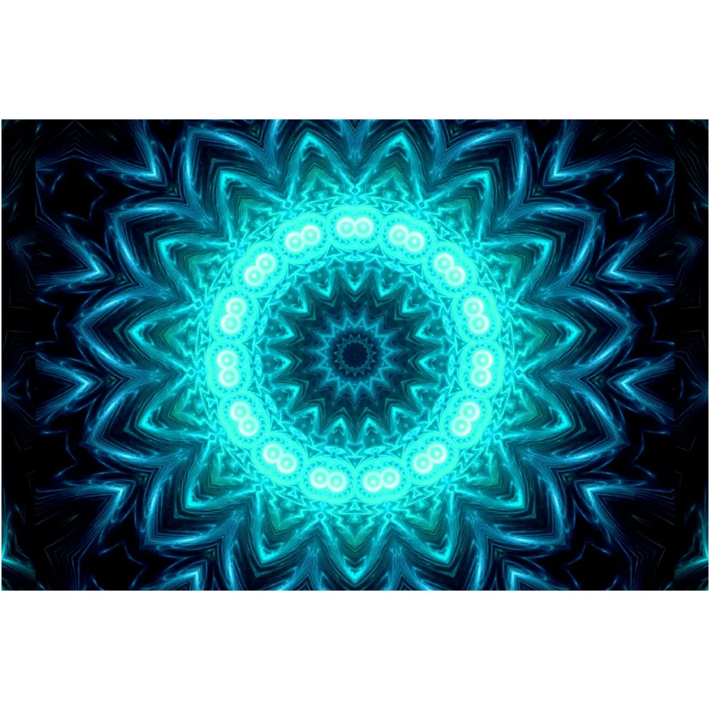 Glowing Circles Canvas Posters