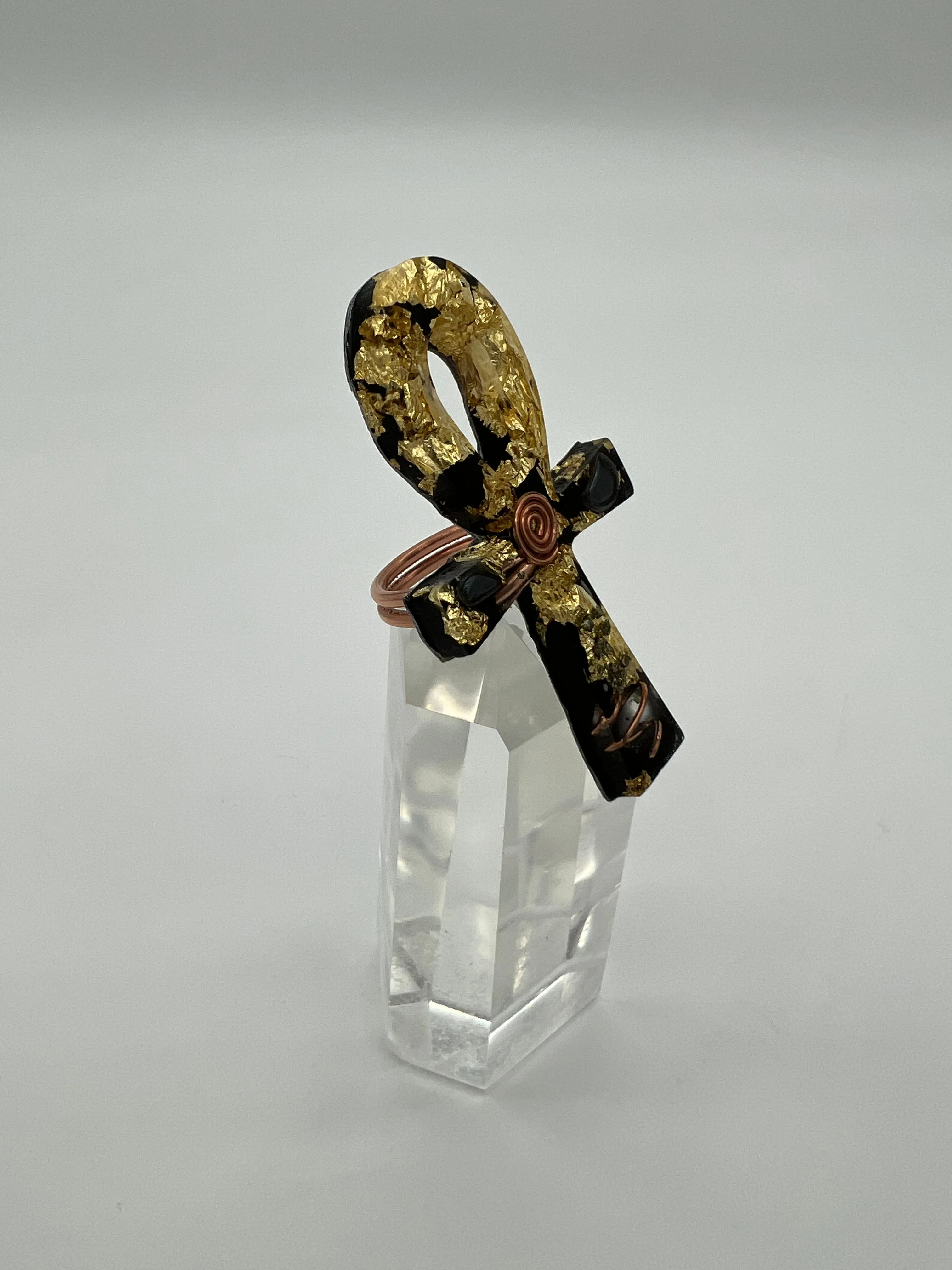 God NRG Ankh Ring