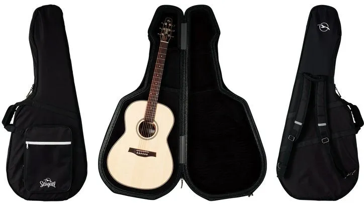 Godin Tric 041466 Concert Hall (CH)/Folk - Deluxe BLACK w/ Seagull Logo