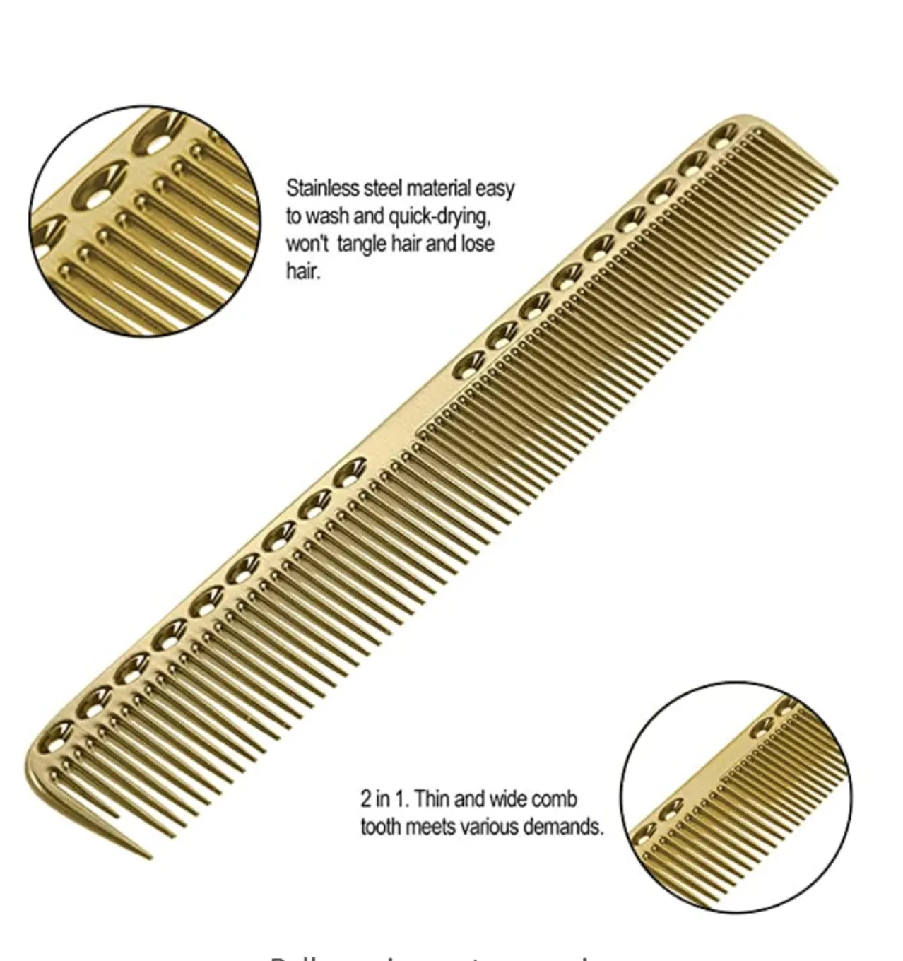 Gold Nova Metal Comb