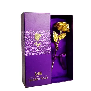 Gold Rose Gift Box - A Timeless Keepsake Of Elegance