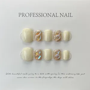 Golden Champagne Glow – Effortless Elegance with a Touch of Sparkle