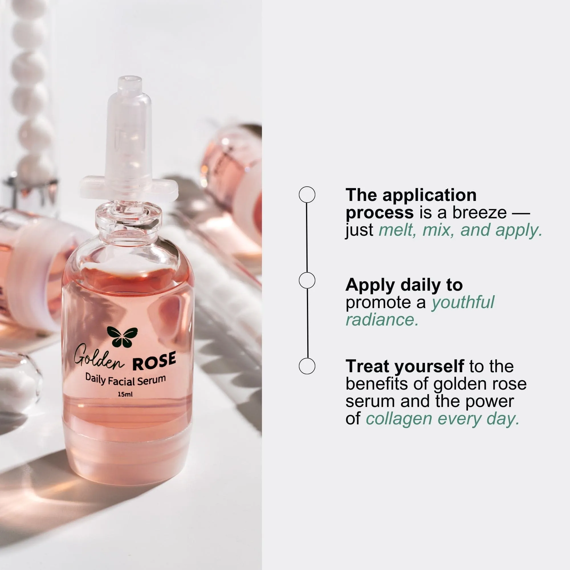 Golden ROSE Serum   CollaGEMS