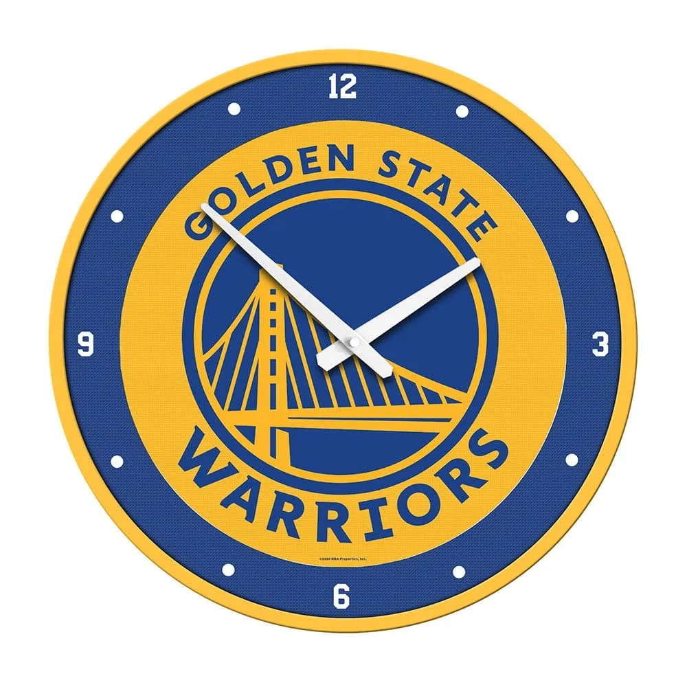 Golden State Warriors: Modern Disc Wall Clock