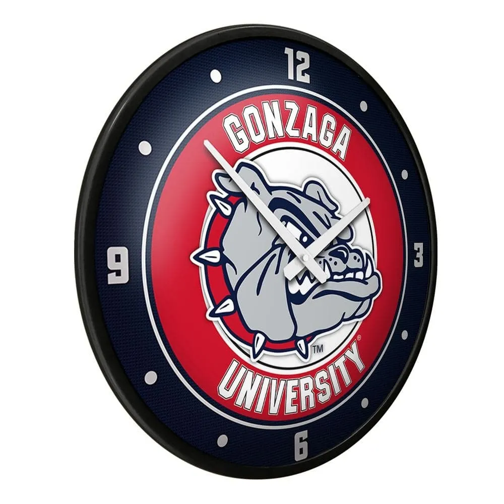 Gonzaga Bulldogs: Modern Disc Wall Clock